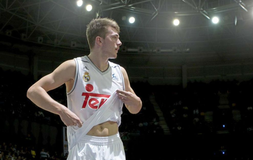 Luka Doncic, en el partido de su explosin ante el Bilbao Basket: 15...