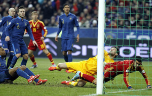 El gol de Pedro en el Stade de France en marzo de 2013