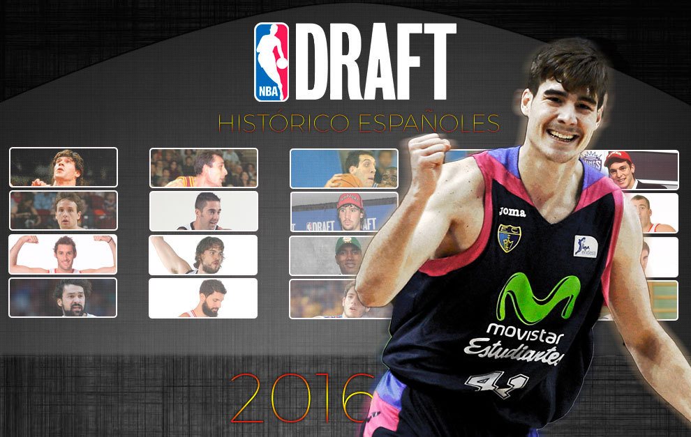 Todos los españoles seleccionados en la historia del Draft de la NBA