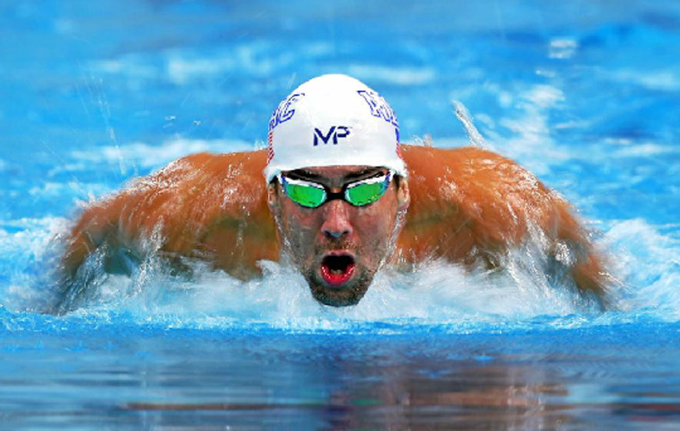 Michael Phelps en un Campeonato de natacin celebrado en Austin...