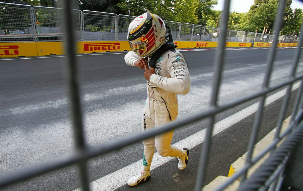 Lewis Hamilton abandona en la Q3 del GP de Europa 2016
