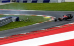 El accidente de Kvyat (Toro Rosso), durante la calificacin de hoy.