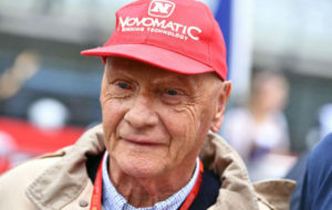 Niki Lauda en el Red Bull Ring durante el GP de Austria.