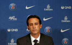 Emery en su presentacin como entrenador del PSG