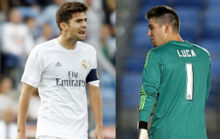 Enzo y Luca con las categoras inferiores del Real Madrid