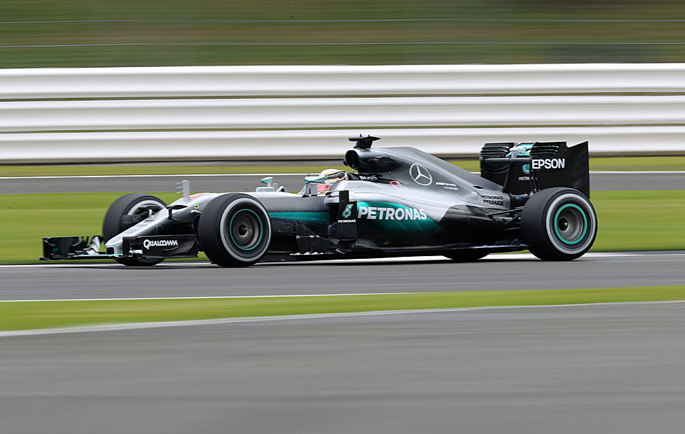 Lewis Hamilton, el ms rpido en el trazado britnico