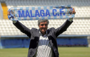 Juande Ramos, en su presentacin como entrenador del Mlaga