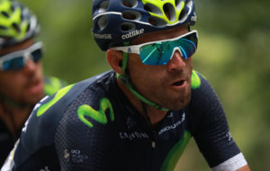 Valverde en el transcurso del Tour de Francia 2016