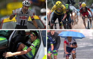 La exigente novena etapa del Tour de Francia, con hasta cinco puertos...