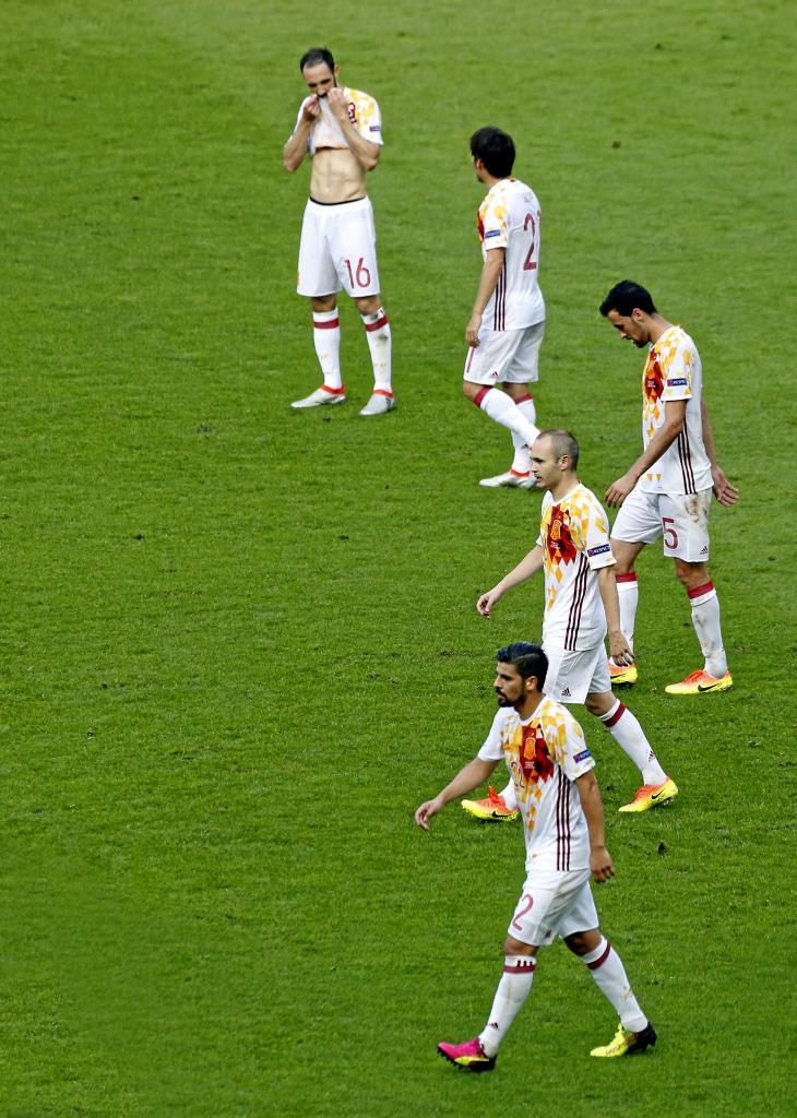 Spain's defence of the tournament is ended in Paris