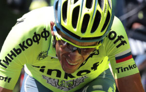 Contador, durante la etapa del pasado domingo.