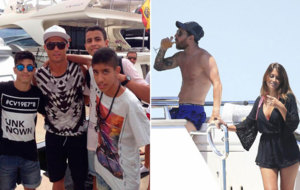 Cristiano y Messi, de vacaciones en Ibiza