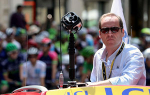Prudhomme, durante una de las etapas de este Tour de Francia