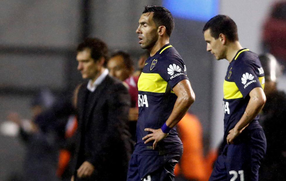 Carlos Tevez tras la eliminacin de Boca ante Independiente del Valle
