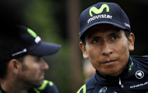 Nairo Quintana, durante la presentacin de los equipos del Tour de...