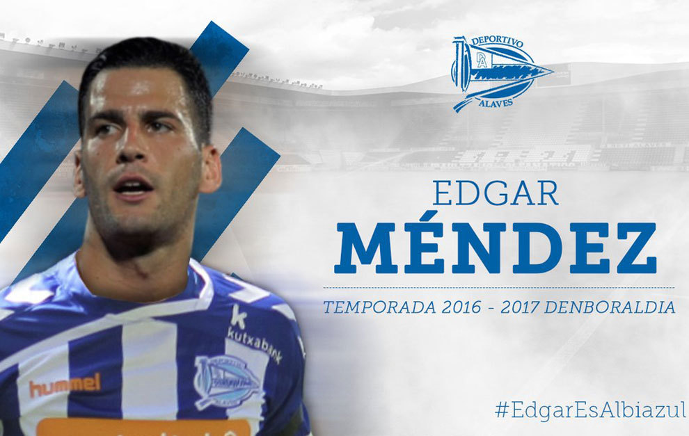 Edgar Mndez ya es nuevo jugador del Alavs.