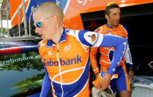 Rasmussen, durante el Tour de Francia 2007.