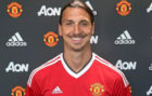 Zlatan Ibrahimovic espera triunfar en el Manchester United. /