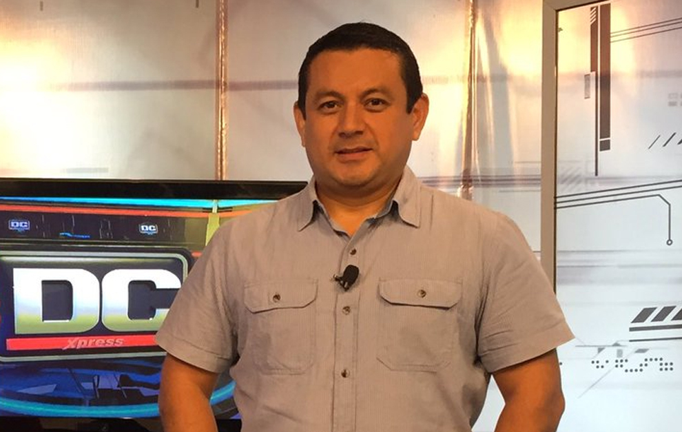 Joselo Snchez, periodista ecuatoriano de Canal 1.