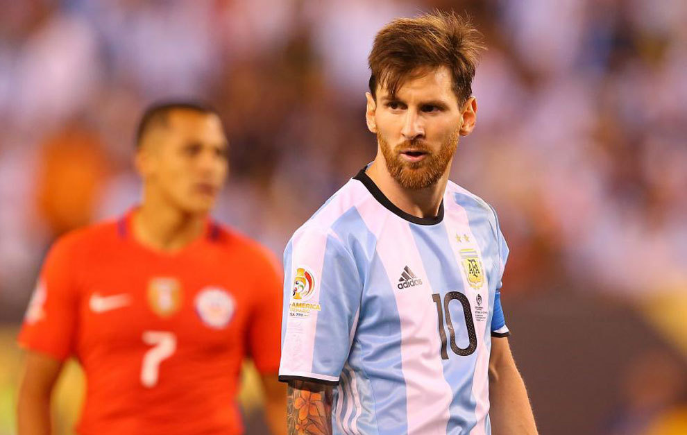 Messi, durante la Copa Amrica.