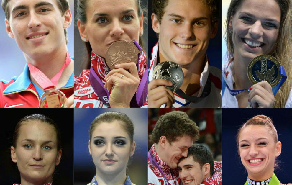 Las grandes estrellas del deporte ruso