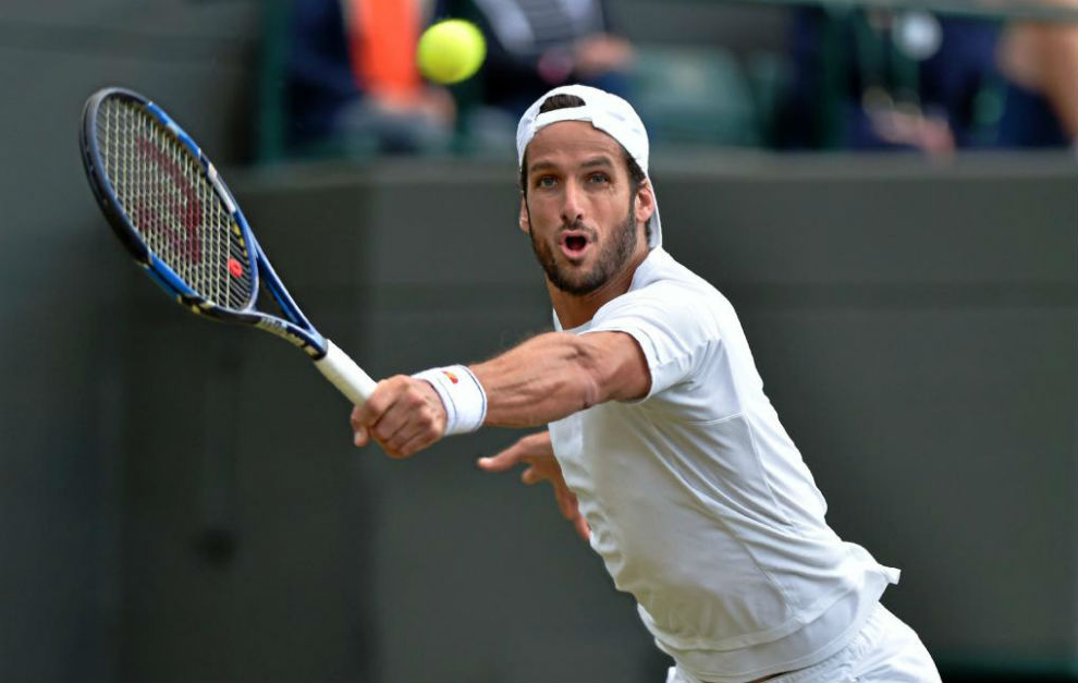Feliciano Lpez en Wimbledon