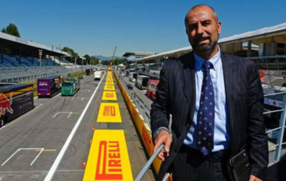Ivan Capelli, presidente del ACI en el circuito de Monza.