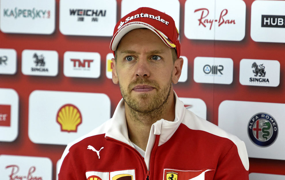 Vettel, duranta el Gran Premio de Gran Bretaa