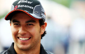 Sergio Prez (MEX), piloto de Force India en el GP de Singapur.