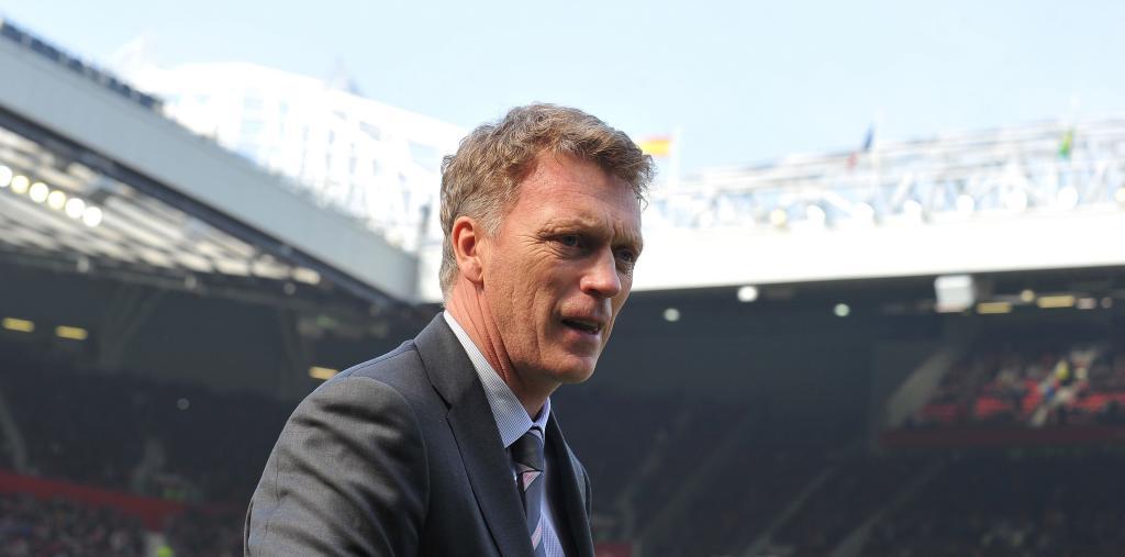 David Moyes during a match in 2014 as Manchester United manager