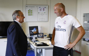 Florentino y Zidane, en el inicio de esta pretemporada