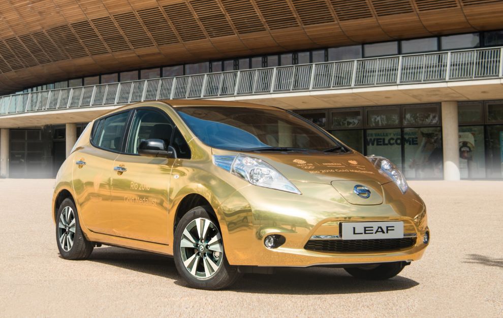 Nissan premiar a los campeones olmpicos con unos Leaf 'de oro'