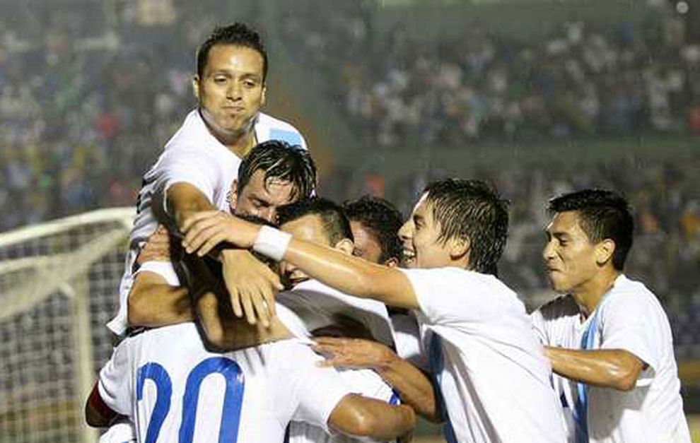 Jugadores de la seleccin de Guatemala.