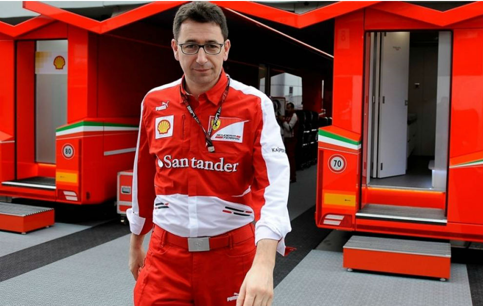 Mattia Binotto, nuevo director tcnico de Ferrari.