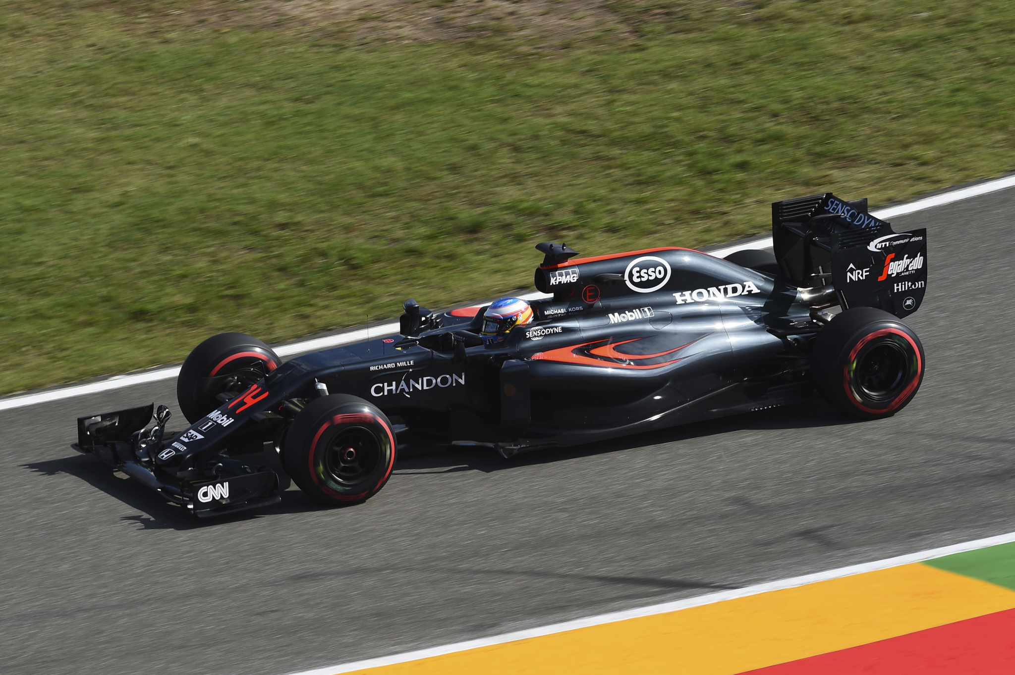 Alonso en el circuito de Hockenheim