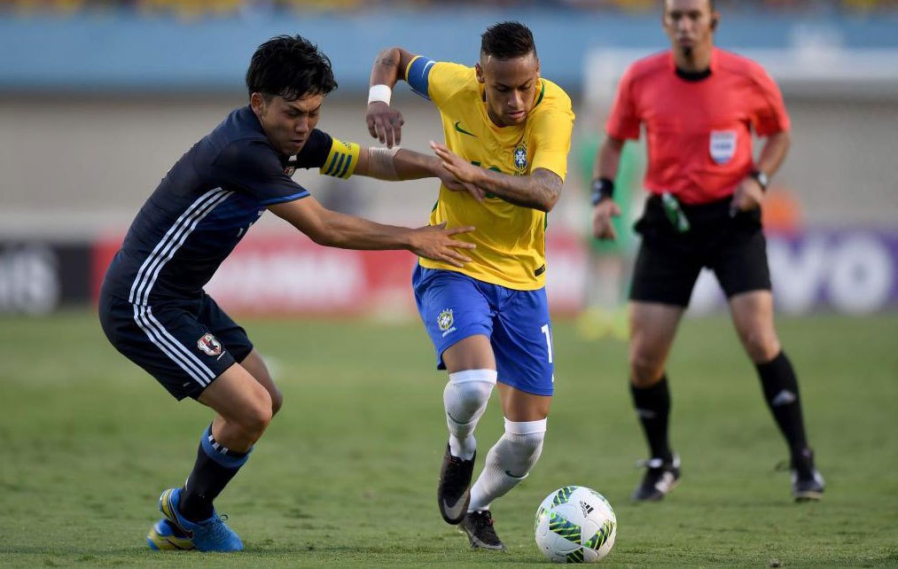Neymar liderar a la seleccin brasilea durante los Juegos...