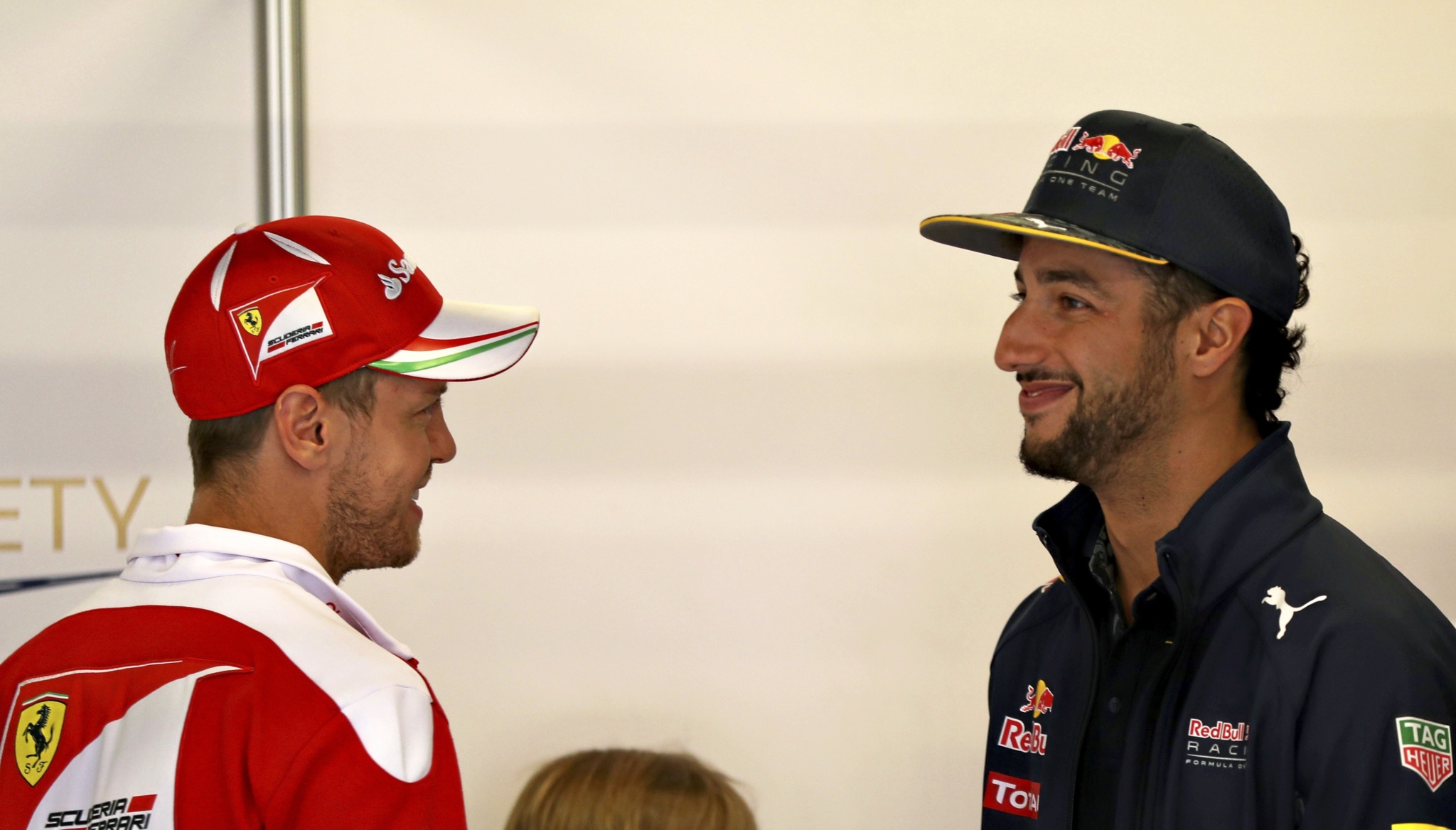 Vettel y Ricciardo, en el GP de Espaa este mismo ao