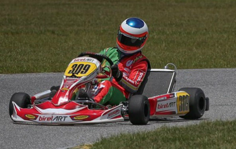 Barrichello entrena con un Kart del equipo Birel ART