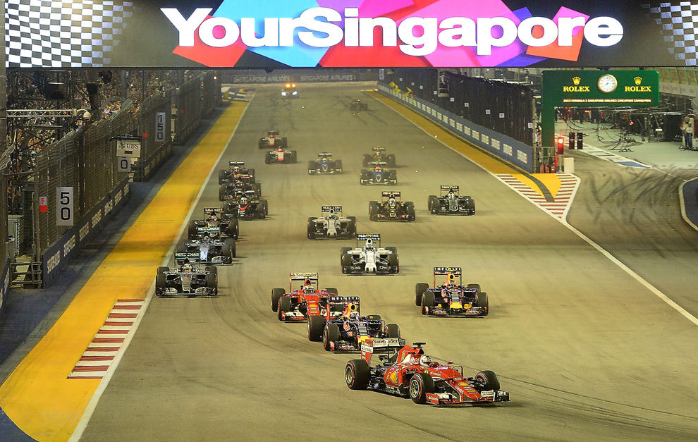 GP nocturno de Singapur en 2015