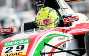 Mick Schumacher durante la carrera de Frmula 4 en Nurburgring