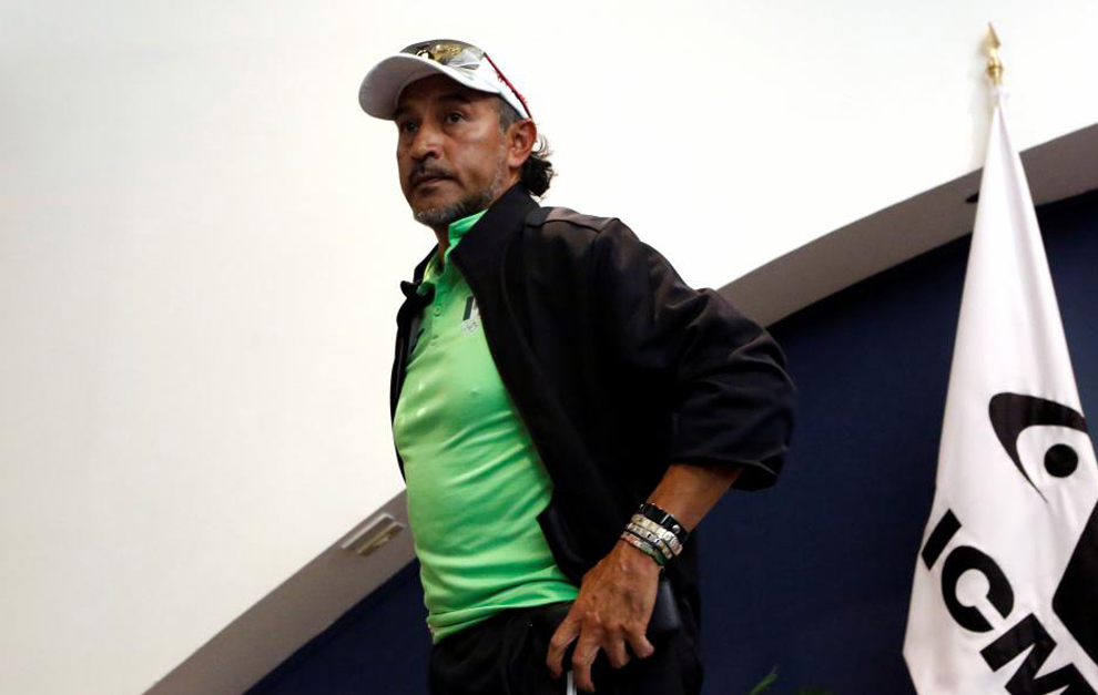 Ral Gutirrez, a su llegada a Mxico tras participar en los Juegos...