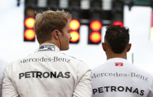 Rosberg y Hamilton, en Hochemheim