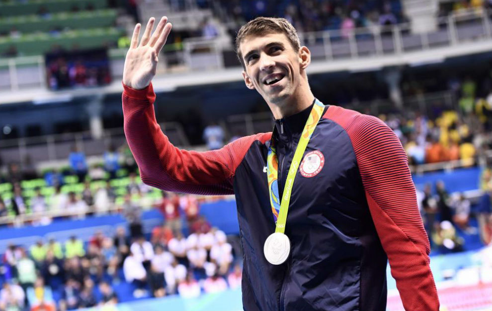 Michael Phelps tras una prueba celebrada en Ro de Janeiro.