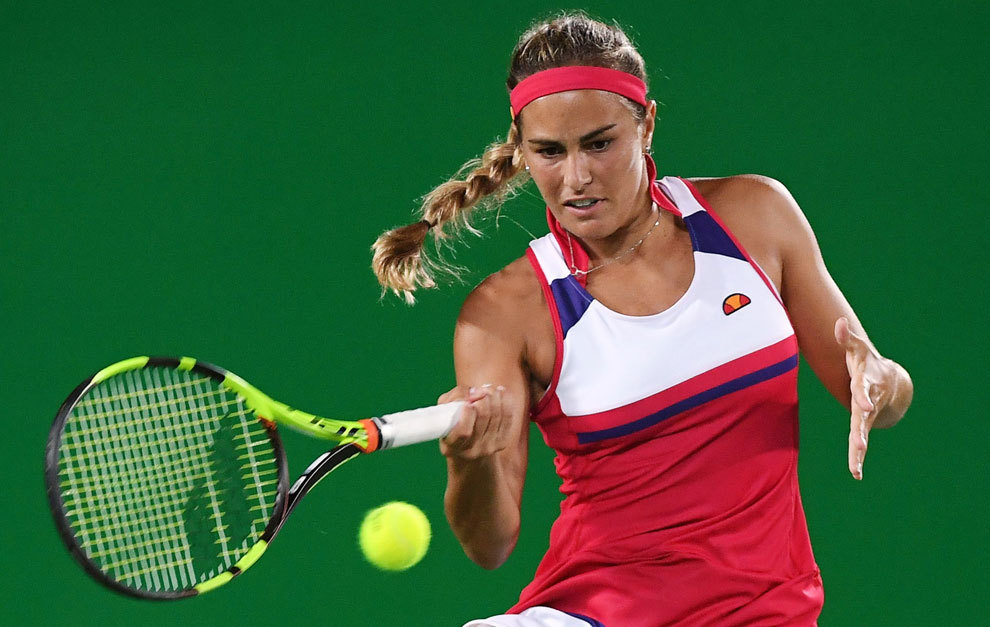 Monica Puig during the gold medal match.