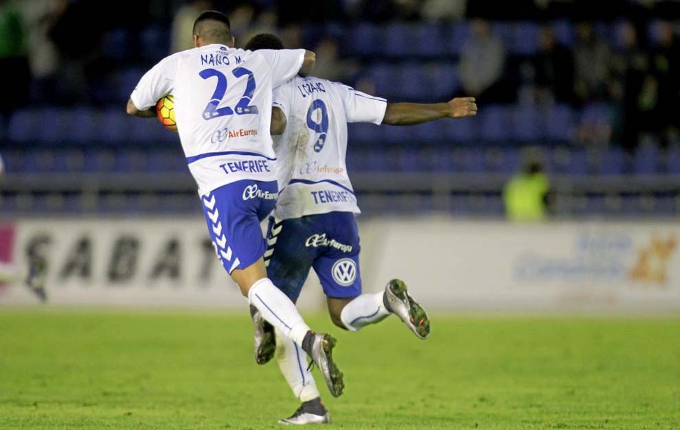 Nano y Lozano fueron los mximos goleadores del Tenerife el curso...
