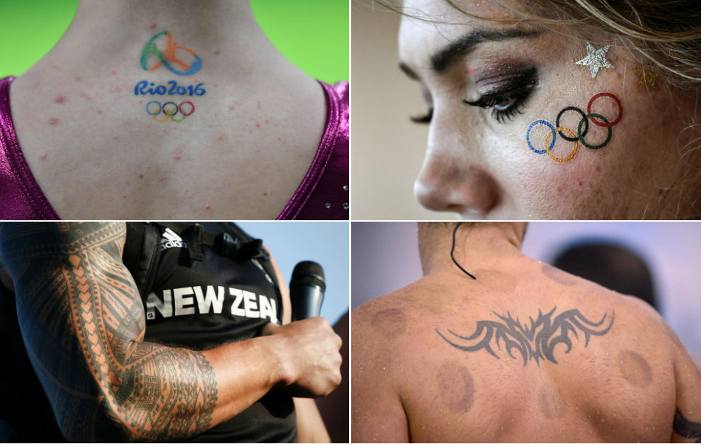 Tatuajes de aros olimpicos