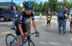 Mikel Landa, en el pasado Tour de Francia.