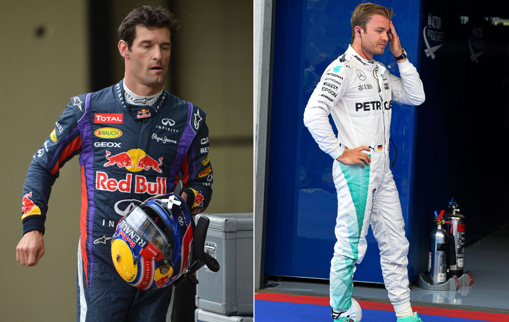 Webber y Rosberg, vidas paralelas como &apos;escuderos&apos;