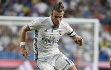 Bale en el partido del Trofeo Santiago Bernabu frente al Stade de...