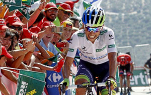 Esteban Chaves, en la Vuelta 2015, donde se destap como candidato.